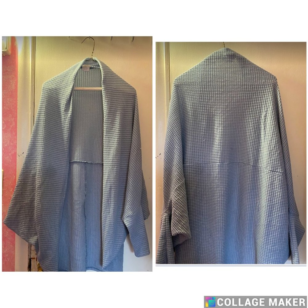 Light Blue Open Cardigan